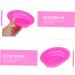 Housoutil Cleaning Pad Makeup Brush Cleaner Brush Cleansing Mat Cosmetic Brush Cleaner Pad Brush Rinsing Pad Cleaning Tool Washers Brush Cleansing Pad Silica Gel Makeup Egg Make up 14.5x11cm Rosy - Buy Online on GoSupps.com