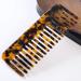 Cellulose Large Hair Detangling Comb 2 Pack for Thick Curly Hair - Wide Tooth Detangler for Wet and Dry - Tortoise Shell Ivory - Buy Online on GoSupps.com