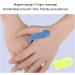 4 Pcs Flower Shape Acupressure Pliers - Mini Migraine Relief Reduced Voltage Point Clips | Universal Handicraft Tool - Green & Blue - Buy Online on GoSupps.com