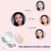 CigyYogy Small LED Compact Makeup Mirror - Double Sided 1x/2x Magnification - Lighted Pocket Mirror - Ideal Gift for Women Girls - White - Buy Online on GoSupps.com