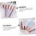 Beavorty 2Pcs Eye Shadow Brush Women Eyeshadow Brush Salon Makeup Tool Pink - Buy Online on GoSupps.com
