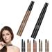 Cohbskj Glowly Secret Eyebrow Pen Unique Quad Eyebrow Pencil Quad Forked Liquid Eyebrow Pencil Long-Lasting Waterproof Microblading Eyebrow Pen (2PCS-C)