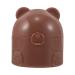 Vaguelly Houppette et r cipient : tui de voyage pour poudre pour femmes et b b s support portable et mignon pour la maison et les voyages Coffee