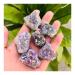Crystal Rough Mini Size Natural Aura Crystal Cluster Stone (Color : 1pc 46g-55g)