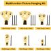 125 pcs Picture Hangers  Heavy Duty Picture Hanging Kit with Nails  Professional Picture Hanging Kit on Wooden/Drywall for Canvas  Office Pictures  Clock  House Decoration  Holds 10-100 lbs - Buy Online on GoSupps.com