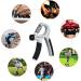 Vicloon Hand Trainer - Adjustable Forearm Training Device for Strength & Grip - Finger Coach in Black & Gray - Buy Online on GoSupps.com