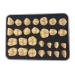 Adult size two size of normal teeth dentist carving teaching reproductions resin dental care pit and dental structure 2 times