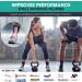 Modvel Foot & Ankle Brace Socks - Compression Sleeve for Sprained Ankle Tendonitis & Arthritis - Unisex Ankle Support for Sports & Recovery - Medium Blue/Black - Buy Online on GoSupps.com
