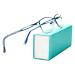 LianSan Superior Progressive Multifocus Reading Glasses - for Women Ladies No-Line Multifocal Computer Readers for 3-5 Feet(Blue 2.50x) Blue 2.5 x