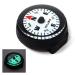 POLARIS Micro Wrist Compass Waterproof 60M Underwater Diving Watch Band or Paracord Bracelet Compasses Luminous in The Dark,