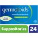 GERMOLOIDS Suppositories - 24 Pack for Hemorrhoid Relief - Buy Online on GoSupps.com