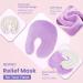 Newgo Grain Pillow Eye Mask for Sinus Pressure Relief | Hot-Cold Therapy Reusable Face Mask for Migraines Tension & Headaches | Washable Cover - Violet - Buy Online on GoSupps.com