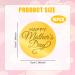lasuroa 10pcs Happy Mother's Day Cake Topper Acrylic Round Mothers Day Cupcake Topper Mirror Engraved Cake Decoration for Dessert Birthday Party Supplies (Gold) - Buy Online on GoSupps.com