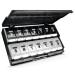Weekly Pill Organizer 2 Times a Day - Remtise Am/Pm Daily Pill Case Medicine Organizer Push Button 7 Day Pill Box for Pills/Vitamin/Cod Liver Oil/Supplements (Black & White)