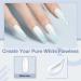 Modelones Polygel White 50ml - Milky White Poly Nail Gel for Quick Extensions | DIY Acrylic Nail Builder - Buy Online on GoSupps.com