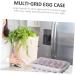 Hemoton 3pcs box Practical Portable Useful Kitchen Case Lid Organizing with Eggs Covered Holder Multi-grid Whitex3pcs 32x18cmx3pcs - Buy Online on GoSupps.com