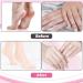 Ninnyi 2 Pairs Moisturizing Silicone Glove Socks Women Set Foot Spa Gel Pedicure Silicone Socks for Dry Cracked Feet Calluses Foot Care Pink Anti Slip Aloe Socks - Buy Online on GoSupps.com