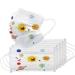 50 Pcs Kids Face Cover Disposable 3 Ply Cute Cartoon Printing Face Bandanas (#15)