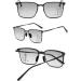Buy Koosufa Progressive Reading Glasses | Multifocus Sun Reading Glasses with UV Protection & Blue Light Filter | Men's Large Metal Sunglasses - Various Strengths Available - Buy Online on GoSupps.com