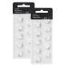 Hearing Aid Domes for Oticon Replacements Oticon Minifit Double Vent Bass Domes (6 mm/2 Pack) Universal Domes for Oticon Hearing Aid Supplies (8mm Single Vent)
