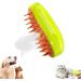 Cat Steam Brush - 3 In1 Steamy Cat Brush Steam Cat Brush with Water Tank Cat Spray Massage Comb Cat Grooming Brush for Massages Treatments Eliminate Flying Hair (Green) - Buy Online on GoSupps.com