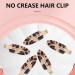 No Bend Hair Clip No Crease Duckbill Hair Clips No Crease Hair Clips Bangs Hair Clip No Dent Hair Barrettes Styling Duckbill Clips(Leopard) - Buy Online on GoSupps.com