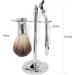 Lefeda Simply Silver Razor Brush Set | Pure Roof Hair & Chrome-Plated Handle | Men's Shaving Essentials - International Shipping - Buy Online on GoSupps.com