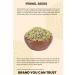 Organic Indian Fennel Seeds (200g/7.05oz) - Gluten Free | Vegan | Non GMO | Authentic Saunf (Soonf) - No Additives - Buy Online on GoSupps.com