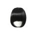 Bangs Synthetic Bang Hair Fringe Clip in Bangs Fake Blunt Brown Hair Bangs Hair Extension Heat Resistant Hairpieces for Women Bangs Hair Clip(NLH1007-1)