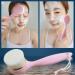 1PC Soft Bristle Face Cleaning Brush Deep Pore Cleaning Brush Makeup Removal Manual Massaging Brush Facial Skin Care Beauty Tool(Pink) sensitive skin - Buy Online on GoSupps.com