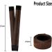3 Pcs Fast Bun Maker - Magic Hair Donut French Twist Snap Band - Dark Brown - Buy Online on GoSupps.com