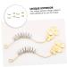 FOMIYES 6pairs Eyelash Lash Display Fake Lashes Magnetic with Tool Magnetic Tryout Wand Eyelash Separator Eyelash Applicator Tool Salon Rose Electroplating Process Fake Eyelashes - Buy Online on GoSupps.com