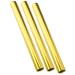 Jovenn Relay, 3pcs WearResistant Comfortable Grip Track and Field Relay Batons Bright Color for Running for Match Match Use gold