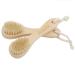 Aisilk Wooden Facial Cleansing Brush Natural Bristles Wood Handle Wash Clean Exfoliate Scrub Cleaning Brushing Exfoliating Exfoliation Skin Care Face Cleanser Brushes 2 Pack Set