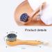 Manual Facial Cleansing Brush-Bamboo Charcoal Fiber Bristles and Wooden Handle-Skin Cleanser & Scrubber for Applying Face Mask Acne Washing Daily Deep Pore Cleaning - Buy Online on GoSupps.com