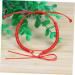 WRITWAA 16 Pcs Buddhist Red Bracelet Dainty Bracelets Red DIY Bracelet Hand Jewelry Woven Bracelets Bulk Bracelets Adjustable Red Braided Bracelets Men and Women Rope Manual Accessories 12x12cmx5pcs Redx5pcs - Buy Online on GoSupps.com