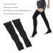Open Toe Compression Socks 23-32 mmHg - Black Elastic Support Socks for Women | Travel Comfort | XL - Buy Online on GoSupps.com