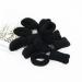 12 Pack Black Terry Cloth Hair Ties Scrunchies - Elastic Stretchy Hair Bands for Women and Girls - Buy Online on GoSupps.com