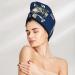 Disco Party Astronaut Dancing Hair Towel | Soft Absorbent Coral Velvet Wrap for Long Curly & Thick Hair - Quick Dry Microfiber Cap for Women - Buy Online on GoSupps.com