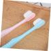 FRCOLOR 2 Pack Fur Toothbrushes - Stylish & Eco-Friendly Cleaning Design for Effective Oral Care - Buy Online on GoSupps.com