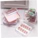 Abaodam 12 Pcs Armor storage box nail storage press on nail packaging nail holder press on nail container decked accessories convenient nail organizer three-dimensional abs decorate - Buy Online on GoSupps.com