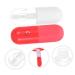 Beatifufu 2pcs Lip Plumper Gloss Duo - Moisturizing & Plumping Lip Care Set, Rosy Transparent - 5.3x1.8x1.8cm - Buy Online on GoSupps.com