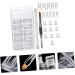 Beaupretty 1 Set Nail Set Reusable Acrylic Nails Gel Nail Forms Quick Building Nail Clip Nail Form Stickers DIY Nail Forms Nail Extension kit Nail Clips Tool Nail Pen White Manicure abs 20x10cm White - Buy Online on GoSupps.com