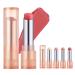 Glow Lip Balm with Natural Plant Extracts & Vitamin E - 24H Long-Lasting Hydration for Dry Chapped Lips - Non-Sticky High-Shine Formula with Fruity Scent - 4 Colors Available (4#)