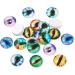 20pcs Beadthoven 12mm Mixed Style Dragon Eye Glass Cabochons for Jewelry Making - Buy Online on GoSupps.com