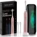 Tristan auron sound toothbrush 55 000 VPM 5 modes 60 days of battery UV -case 2 toothbrush heads electric toothbrush pink D - with travel case (pink)
