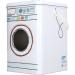 Cartoon Washing Machine Shape Detergent Container Large Capacity with Perspective Window Multifunctional Iron Material Storage Box with Glossy and Rounded Corners - Buy Online on GoSupps.com