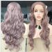 BGHJUE Wig Accessories Women Synthetic Wig Dark Root High Temperature Hair Wig Natural Headline Big Wave Long Roll
