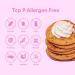 Partake Foods Confetti Pancake & Waffle Mix | Vegan, Gluten-Free, & Allergy-Friendly | Non-GMO, Kosher | Dairy, Nut, Egg, Wheat, Soy Free | 3 Pack - Buy Online on GoSupps.com