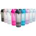 Smartshake Slim Protein Shaker Bottle 400-500ml | Leakproof BPA Free Small Shaker Cup for Women & Men | Neon Pink - Buy Online on GoSupps.com